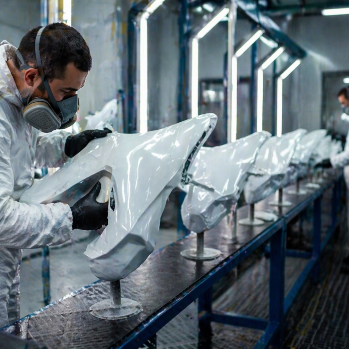 Especializados en Pintura Líquida Industrial de Alta Gama para Piezas de Plástico